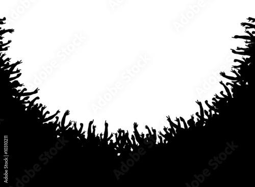 Crowd amphitheater