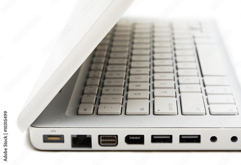 White elegance laptop. Hikey scene. White elegance laptop. Hikey scene.