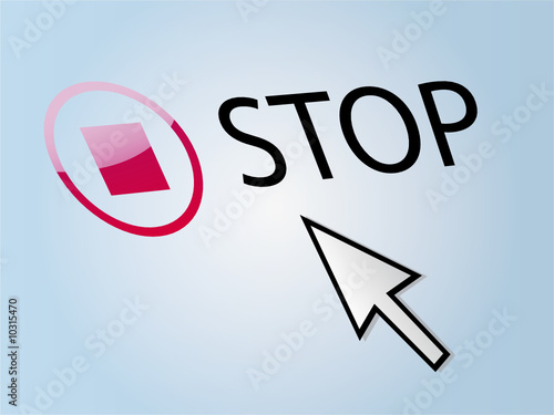 Stop / Arrêt avec flèche