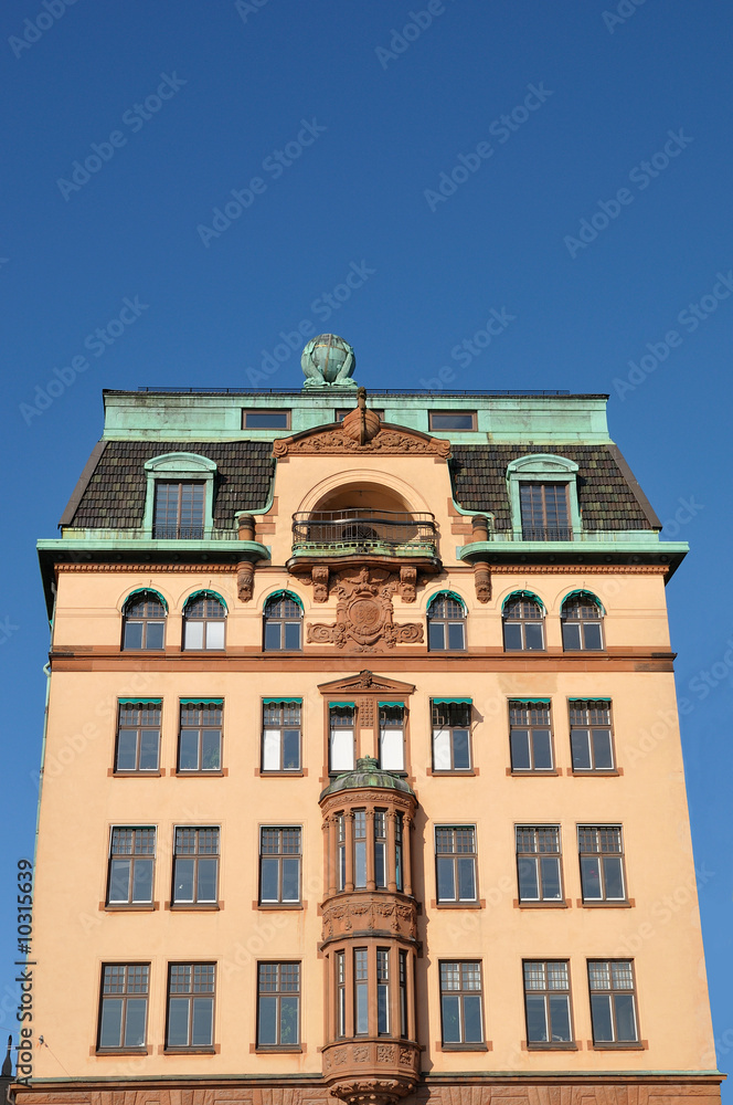 Building in 'Gamla Stan' - old part of Stockholm