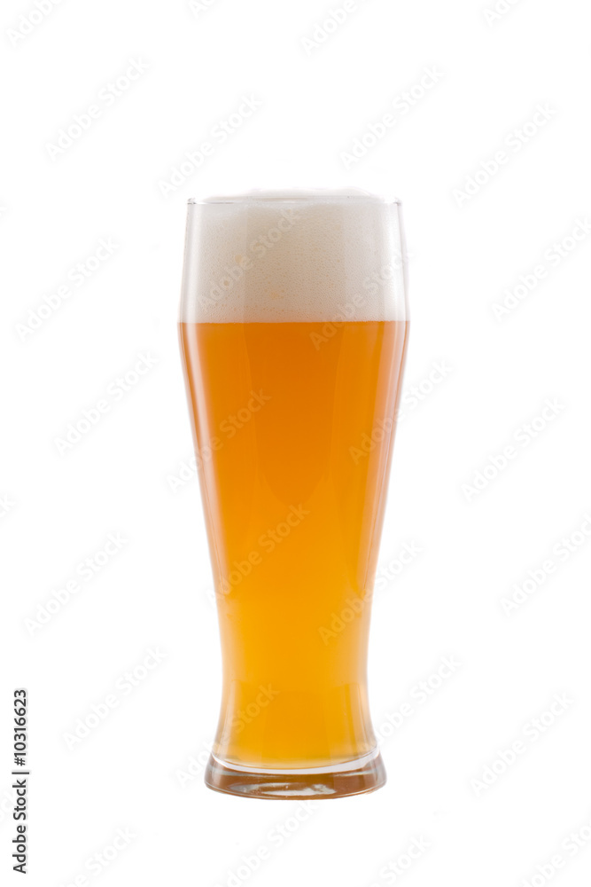 bavarian wheat beer isolated on white bavarian wheat beer isolated on white