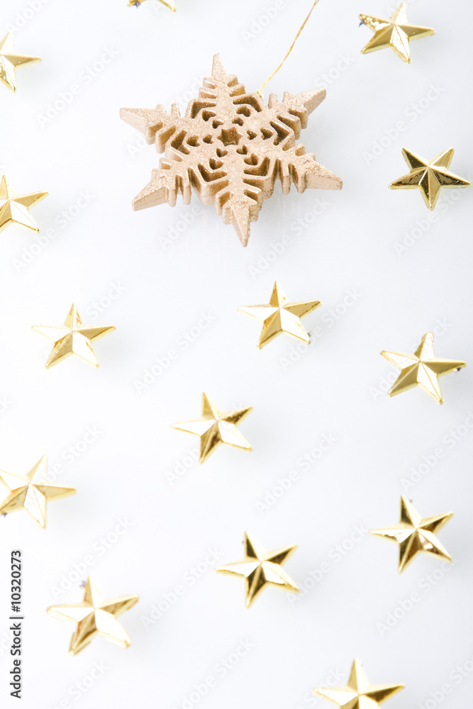 perspective of multiple christmas stars (selective focus) perspective of multiple christmas stars (selective focus)