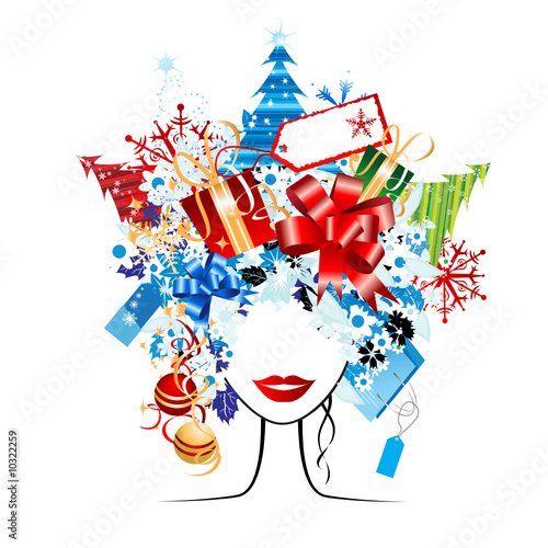 Christmas shopping, idea for your design