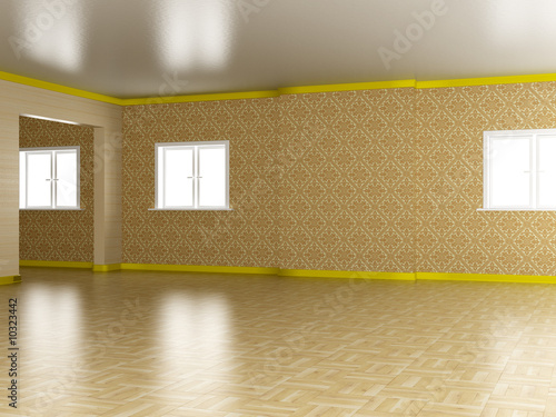 Empty room. A modern apartm...