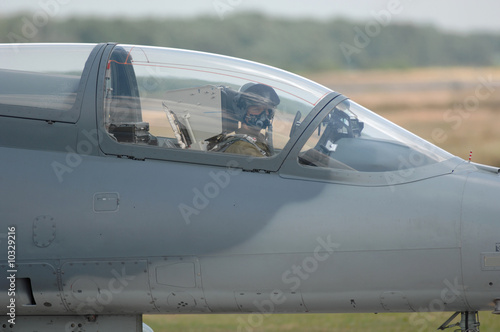Obraz na płótnie Trainerjet mit Pilot
