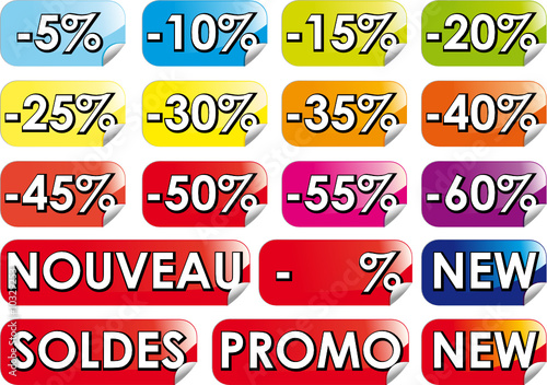 Étiquettes pack soldes