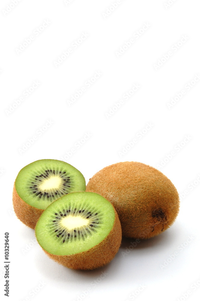 healthy green kiwi fruit isolated on white background healthy green kiwi fruit isolated on white background