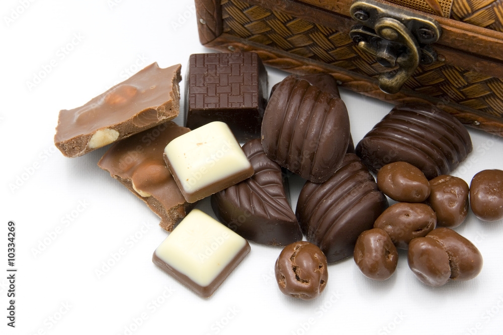Chopped chocolate Chopped chocolate
