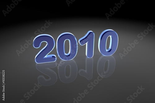 Blaue Jahr 2010 Grafik