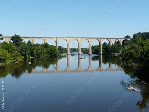 Pont ferroviere proche de Poitiers, France