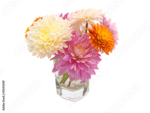 Bunch of flowers isolated