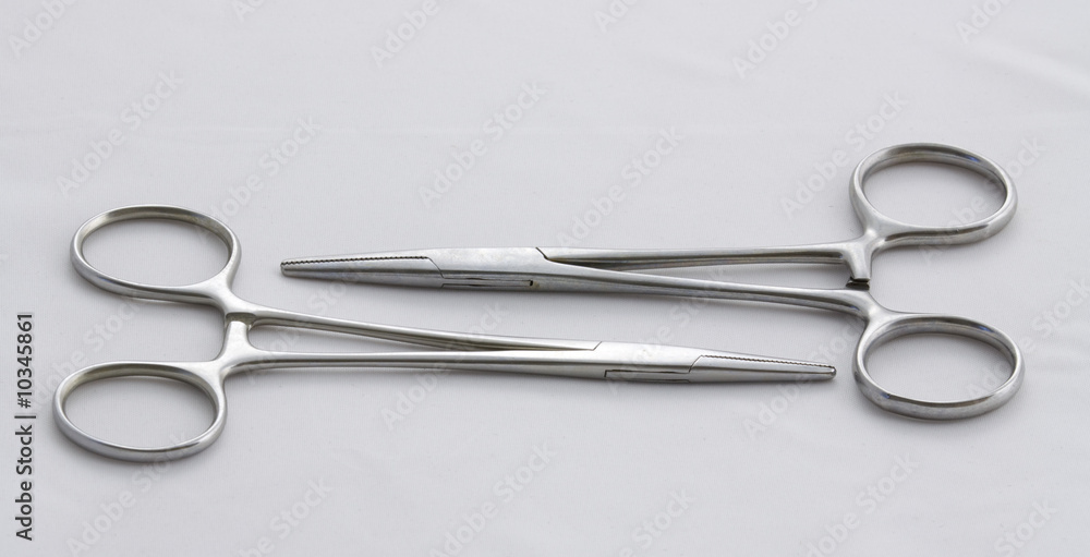 Two artery forceps Two artery forceps