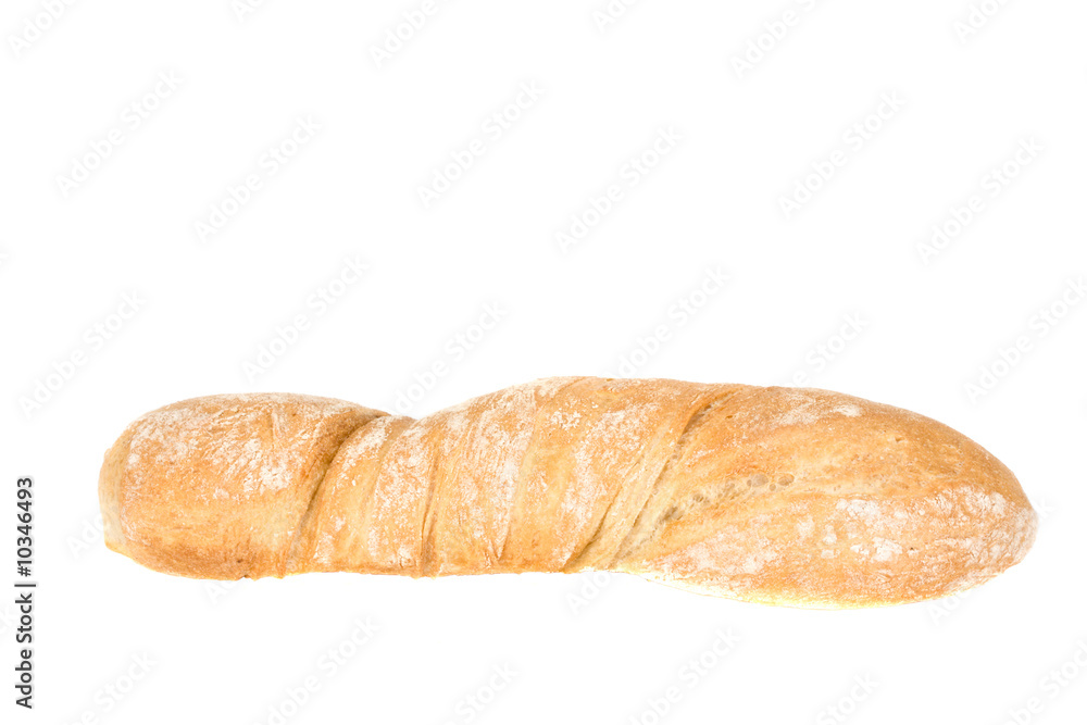 italian ciabatta bread isolated on white italian ciabatta bread isolated on white