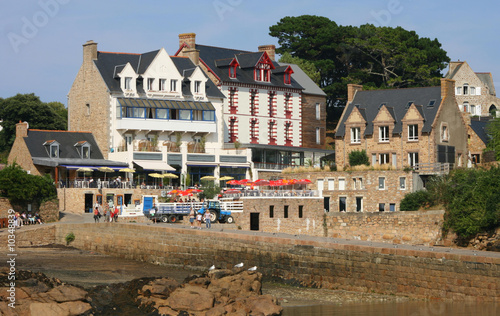 port de bréhat (bretagne) photo