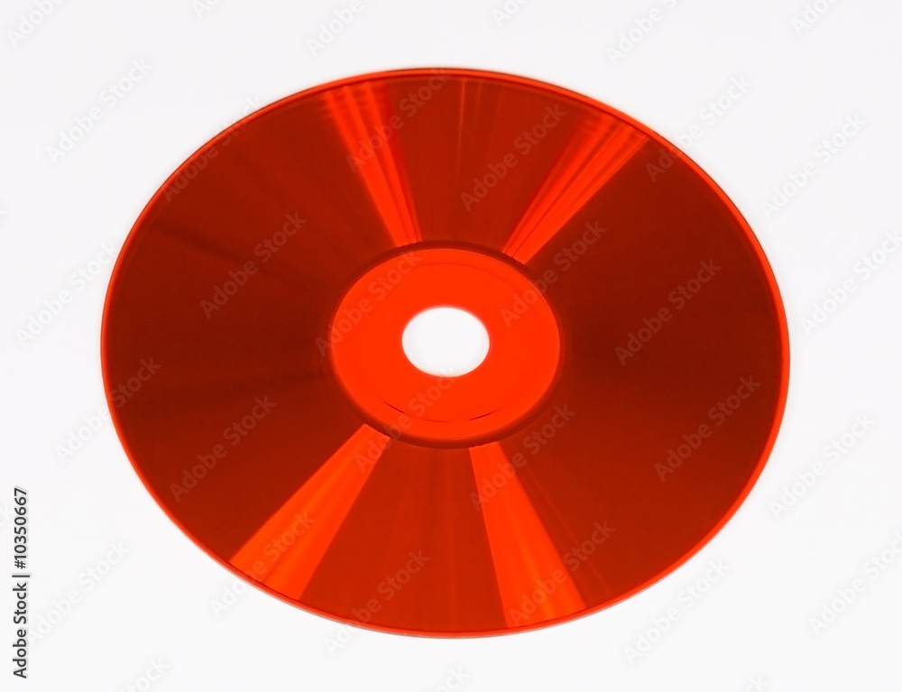 colored compact disk isolated on white colored compact disk isolated on white