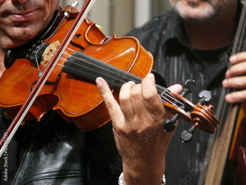 Tableau sur toile jazz manouche 1