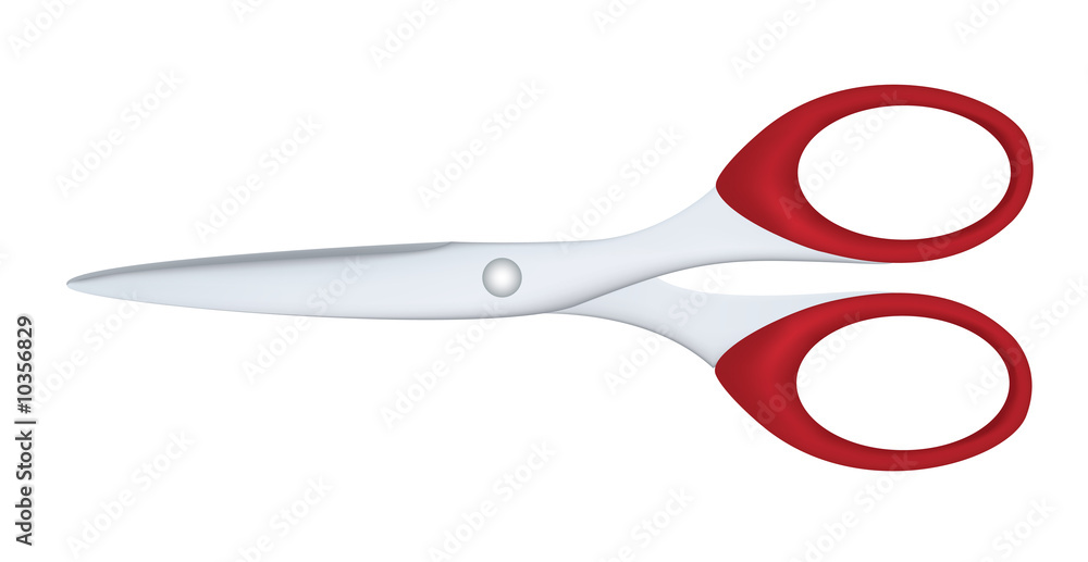 illustrations of a pair of scissors on white background illustrations of a pair of scissors on white background
