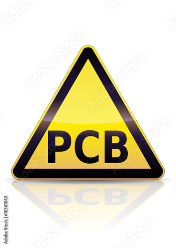 Panneau de danger pcb (reflet)