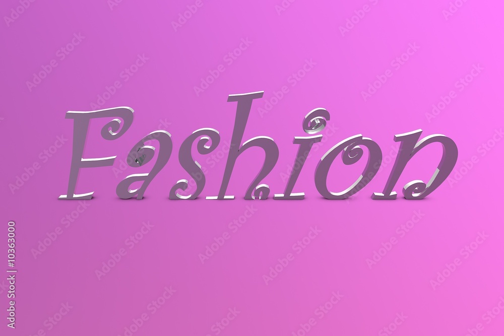 Pink Fashion Schriftzug Pink Fashion Schriftzug