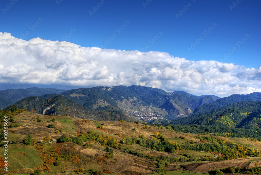 Autumn in the mountain Autumn in the mountain