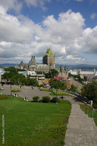 chateau de Frontenac à Québec au Canada
