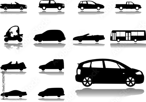 Set icons. Cars