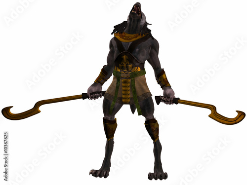 Anubis - Ägyptische Fantasie Figur