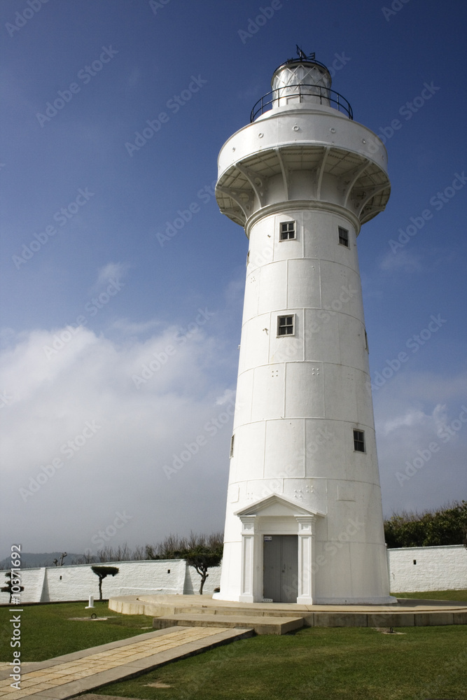 The white lighthouse