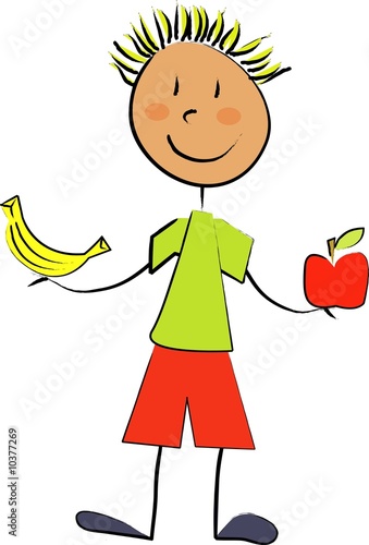 Fotografie enfant fruit