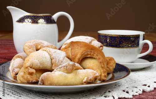 Tea and cookies.