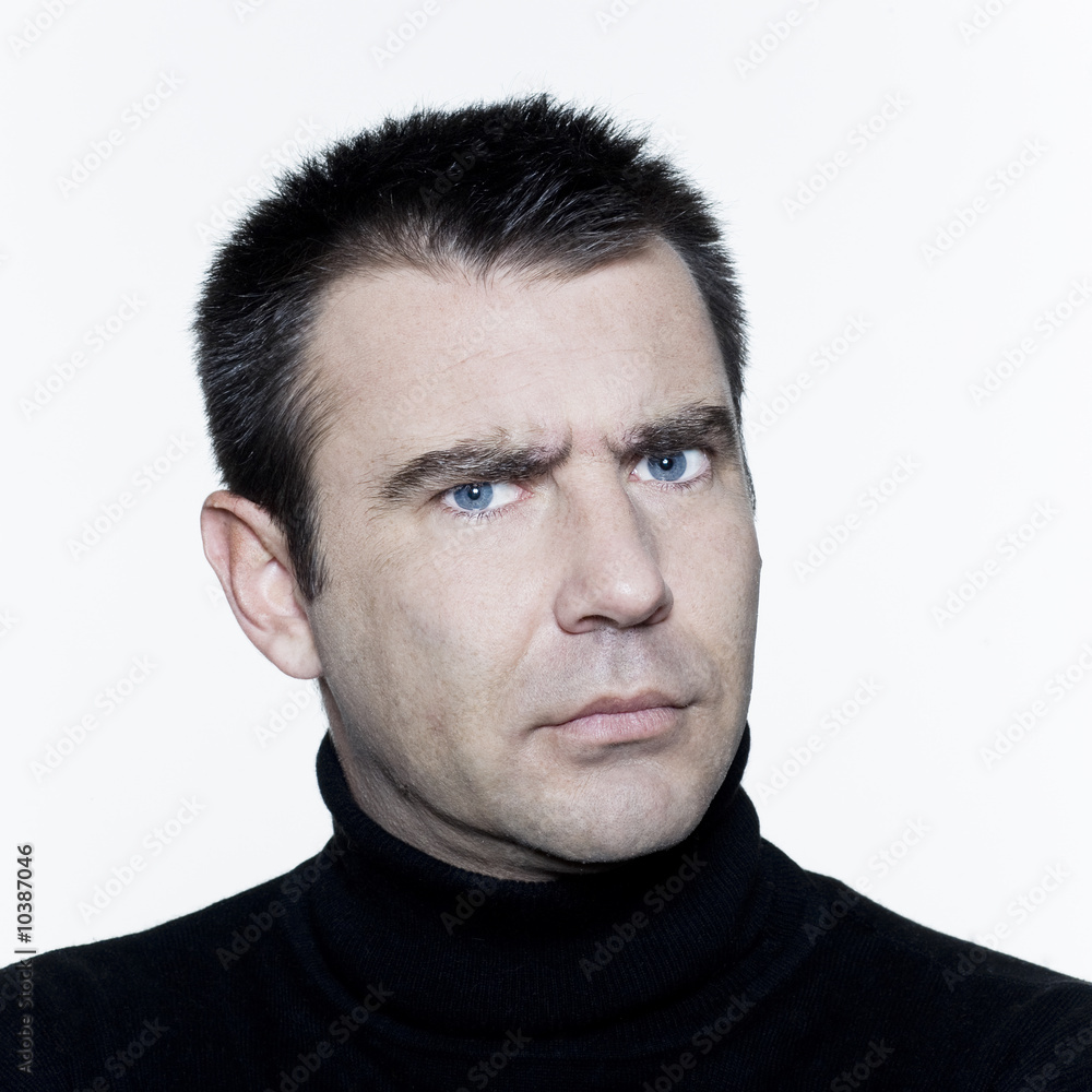 Fototapeta premium unhappy handsome man