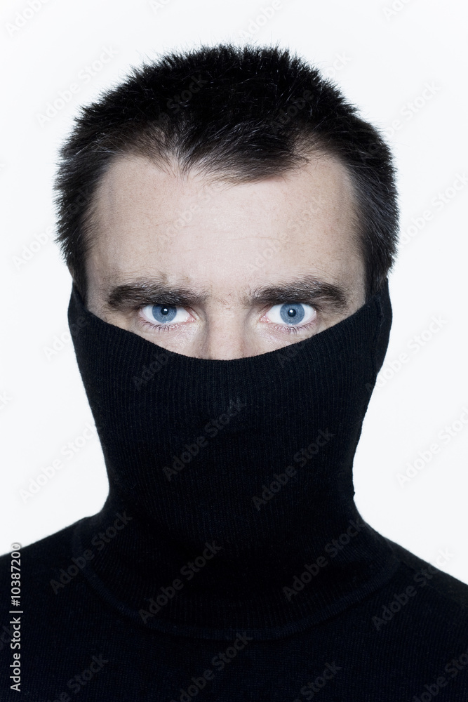 handsome man hiding polo neck handsome man hiding polo neck