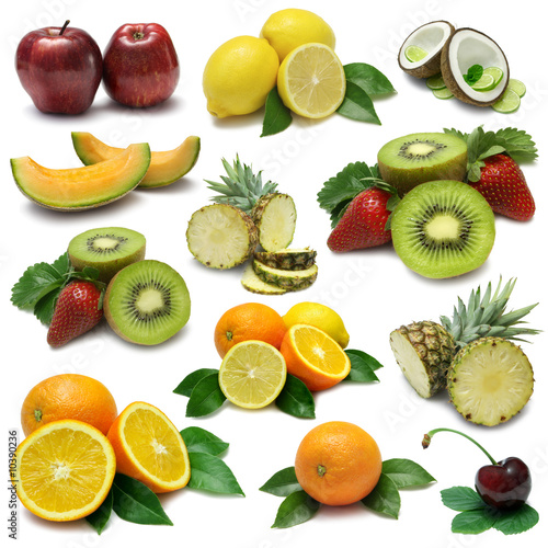 Fruit sampler with clipping path