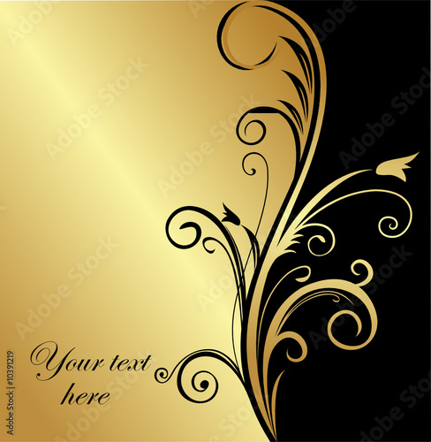 gold background