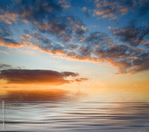 evening at the seaside