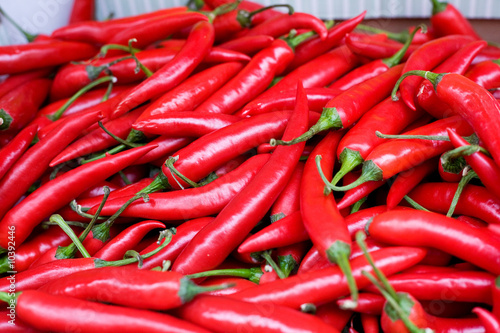 Wallpaper Mural A bulk display of hot red peppers Torontodigital.ca