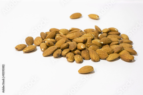 Pile of almonds