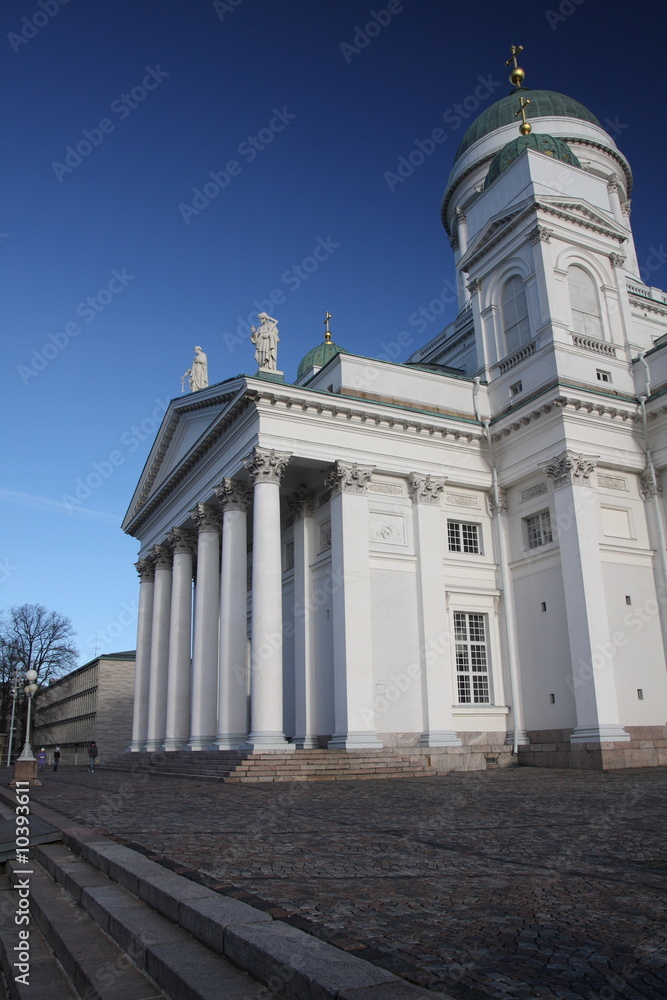 Tuomiokirkko, the Lutheran Cathedral in Helsinki Finland