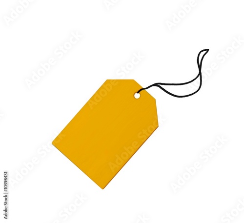 Price tag isolated