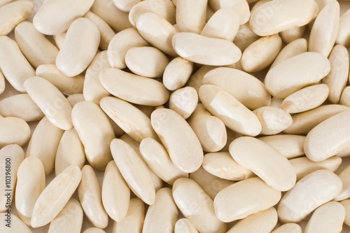 white kidney beans background horizontal