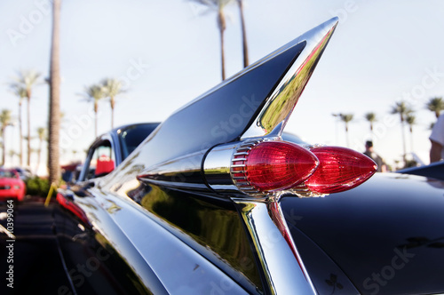 Classic American Car with cool chrome tail fin