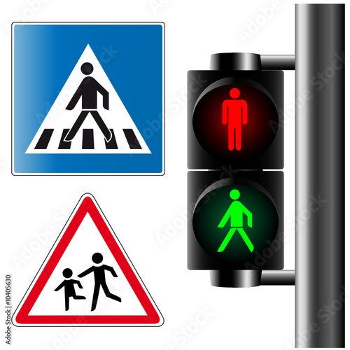 Fußgänger, Ampel