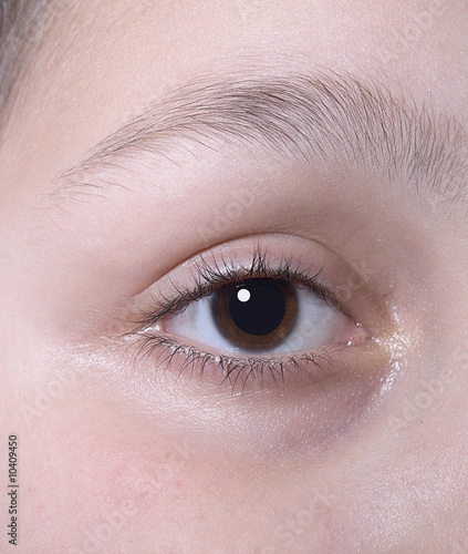 Human eye closeup anatomy