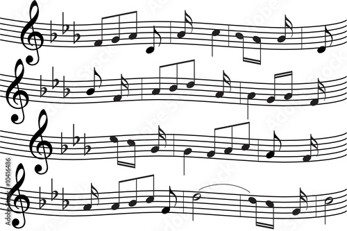 music notes background