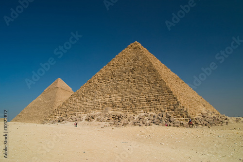 Pyramid of Khufu and Pyramid of Khafre