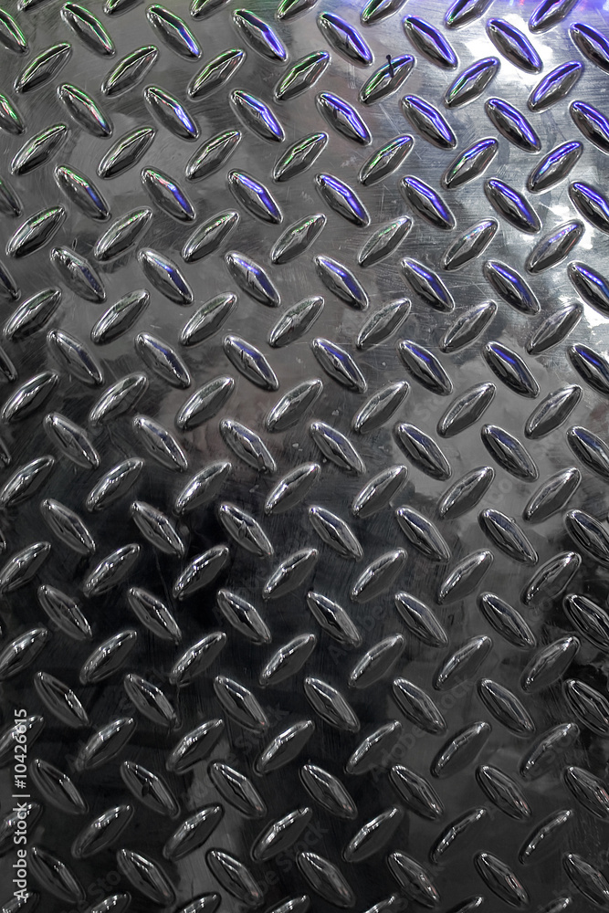 Closeup of real diamond plate material Closeup of real diamond plate material