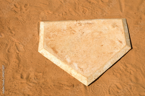Photography Close up of Home Plate