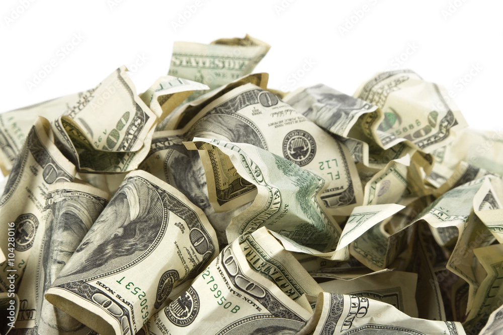 US Dollars Pattern for background US Dollars Pattern for background