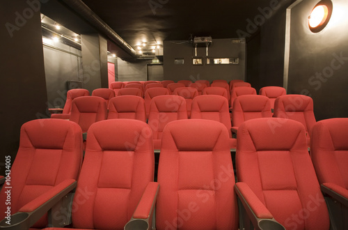 empty small cinema auditorium © Ferenc Szelepcsenyi