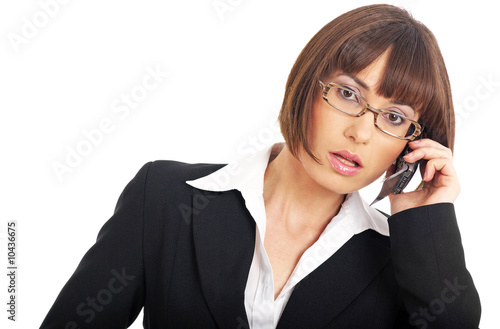 businesswoman with phone